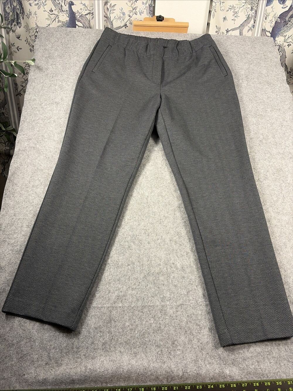 J Jill Women’s Pull On Pointe Pants Elastic Waist Size Lg